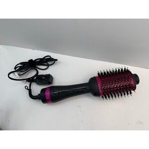 MiroPure Hot Air Brush‎ Hair Dryer Volumizer Womens One Size Black Pink